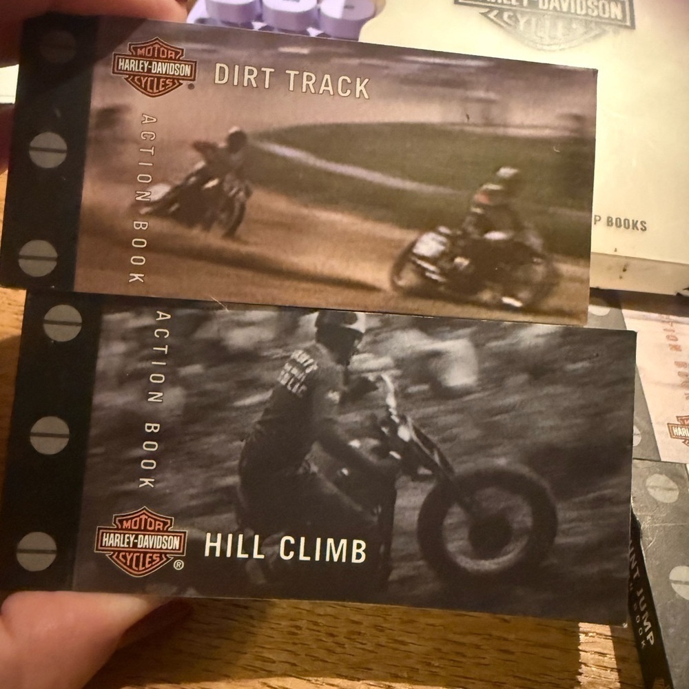 Harley-Davidson Action Book Set - Black and White - Picture 2 of 3